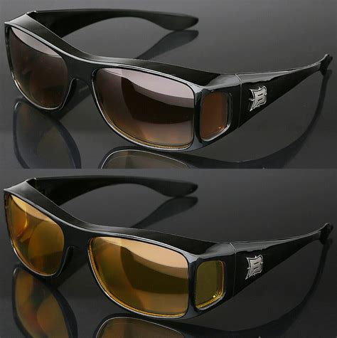 prescription sunglasses with side shades.